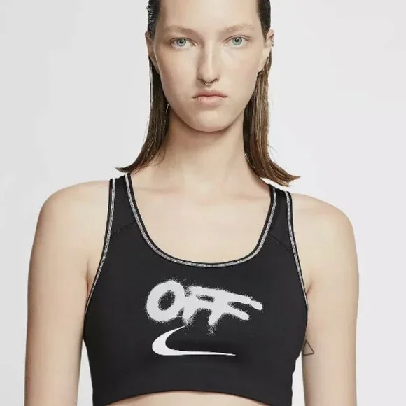 NIKE X OFF WHITE NRG WOMEN SPORTS BRA SIZE - S - Picture 6 of 6